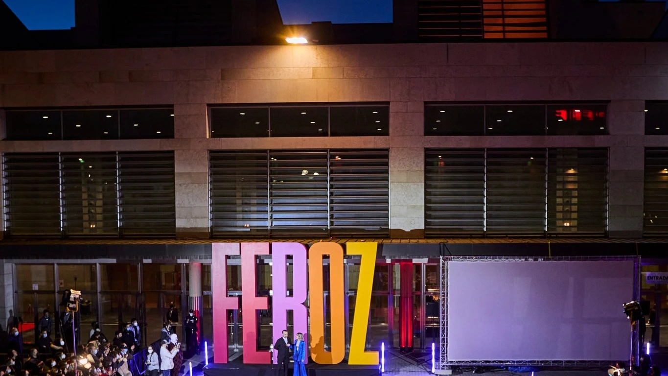 Las letras gigantes de los Premios Feroz en la edición de 2022