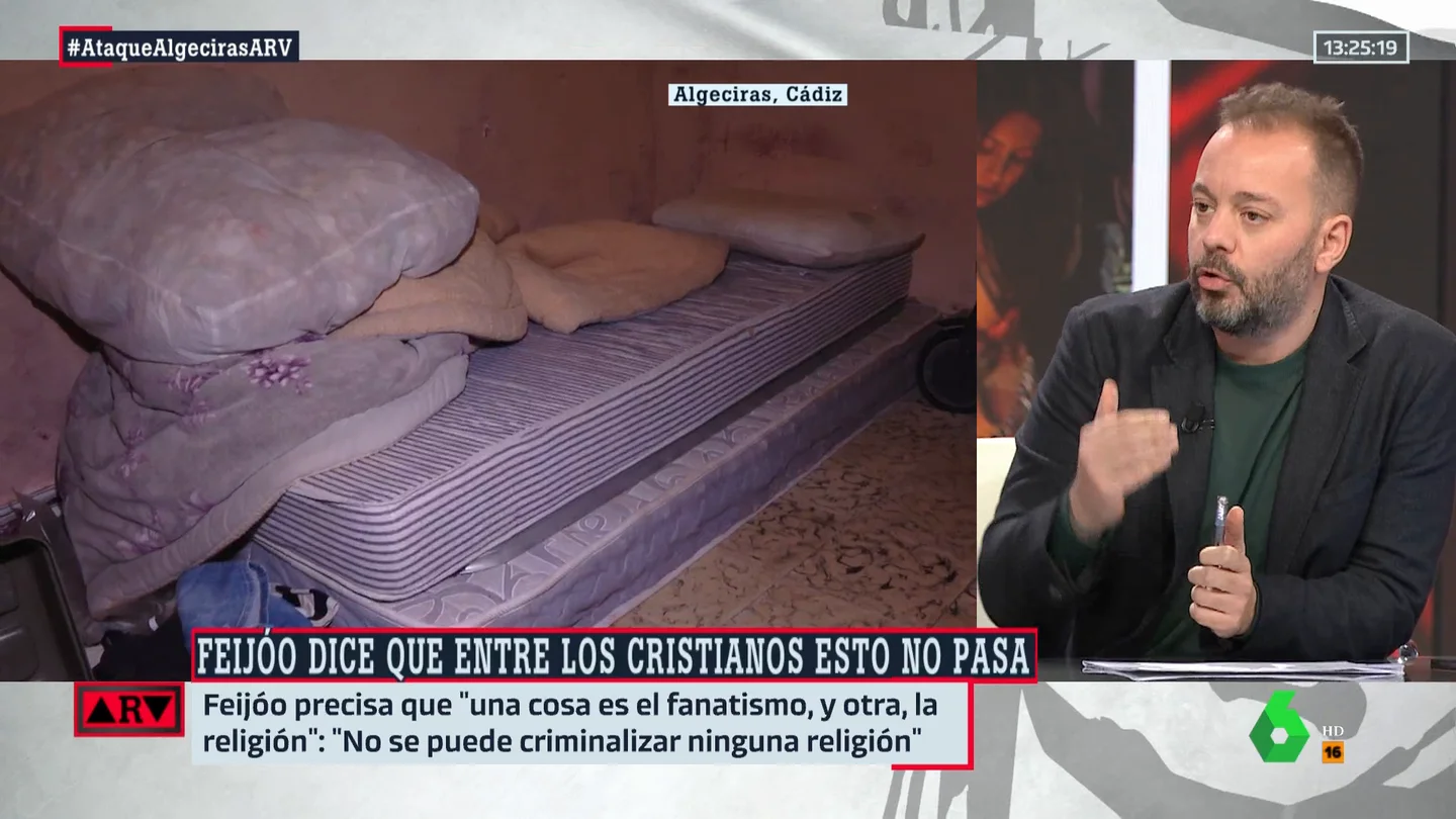 Antonio Maestre, sobre la reacción de Feijóo al ataque en Algeciras: "Muestra su ignorancia suprema cuando no tiene delante el plan de moderación" Antonio Maestre, sobre la reacción de Feijóo al ataque en Algeciras: "Muestra su ignorancia suprema cuando no tiene delante el plan de moderación"
