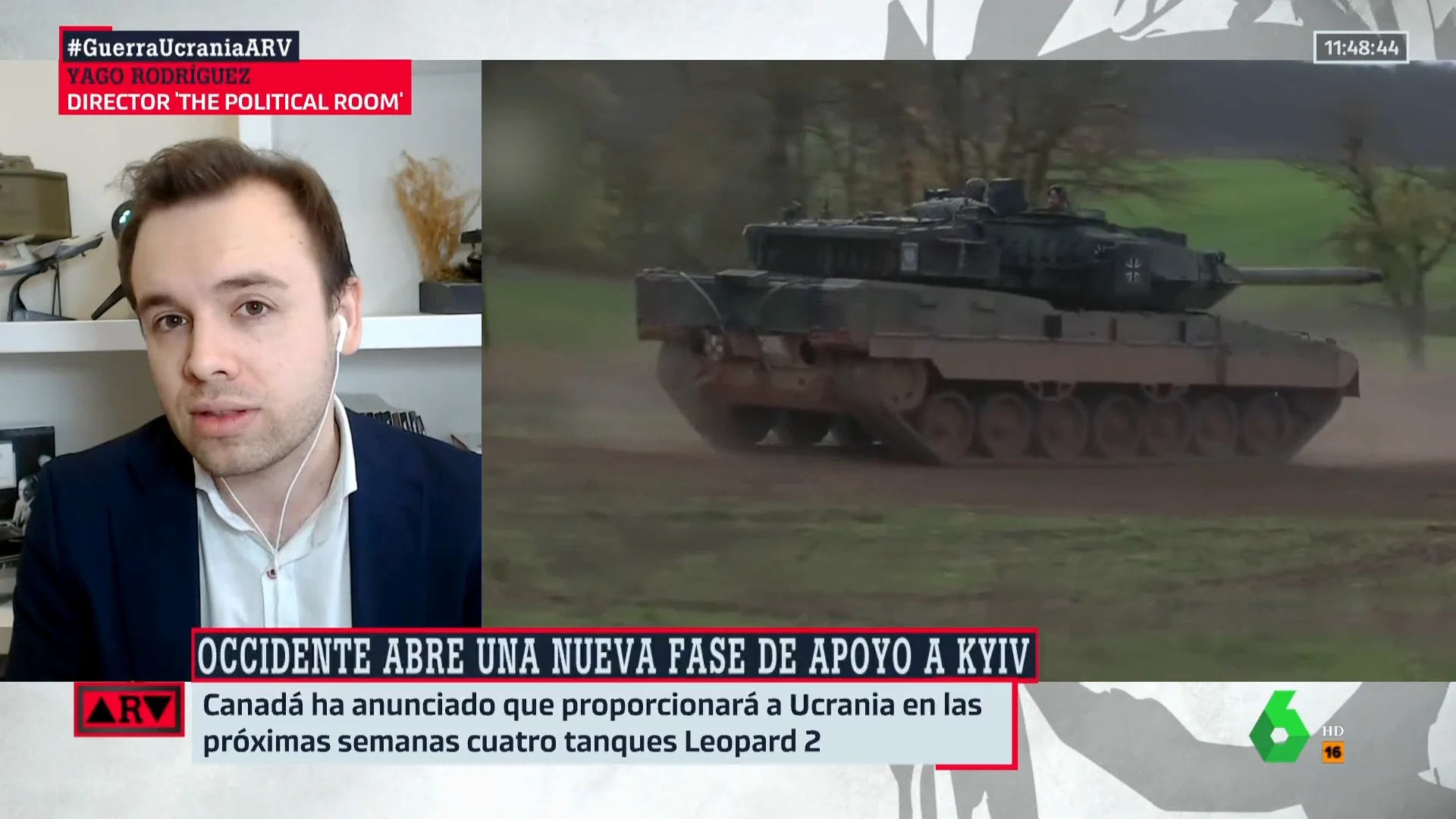 Yago Rodríguez - ¿Puede El análisis de Yago Rodríguez sobre cómo podría afectar el envío de tanques Leopard a Ucrania: "Pueden acabar con la guerra"la guerra el envío de tanques Leopard a Kiev?