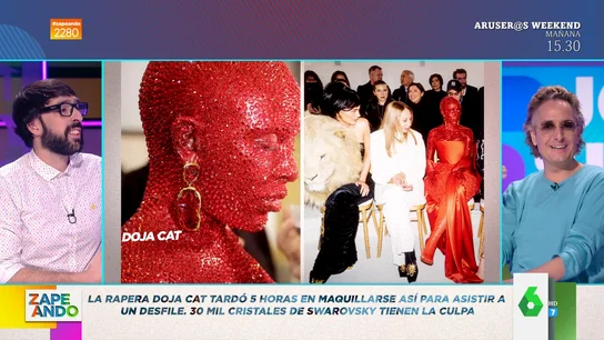 Doja Cat sorprende con un maquillaje 'diabólico' formado por 30.000 cristales de Swarovsky Doja Cat sorprende con un maquillaje 'diabólico' formado por 30.000 cristales de Swarovsky