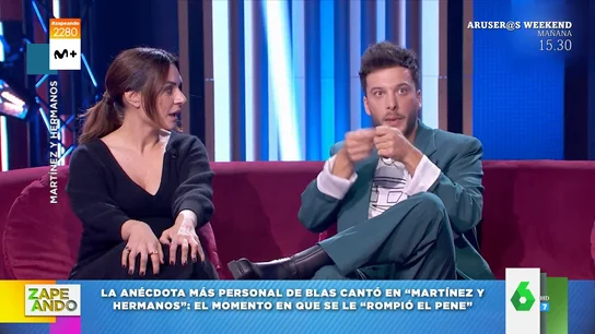 Blas Cantó recuerda el momento en el que se rompió el pene Blas Cantó recuerda el momento en el que se rompió el pene