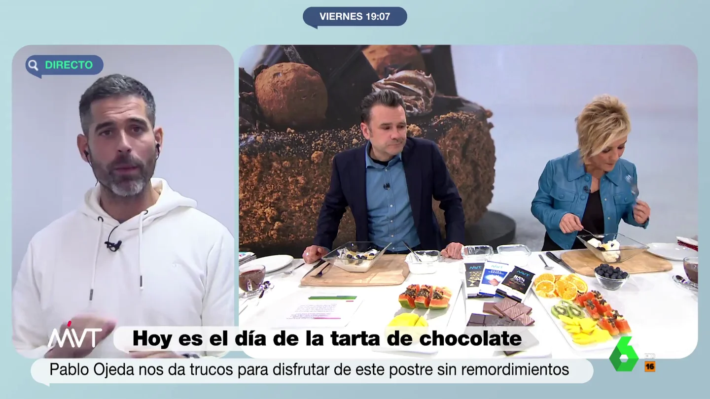 MVT- EL NUTRICIONISTA PABLO OJEDA DESVELA CÓMO HACER UNA TARTA DE CHOCOLATE SALUDABLE MVT- EL NUTRICIONISTA PABLO OJEDA DESVELA CÓMO HACER UNA TARTA DE CHOCOLATE SALUDABLE