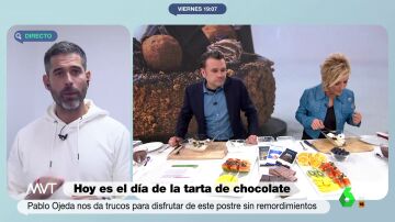 MVT- EL NUTRICIONISTA PABLO OJEDA DESVELA CÓMO HACER UNA TARTA DE CHOCOLATE SALUDABLE