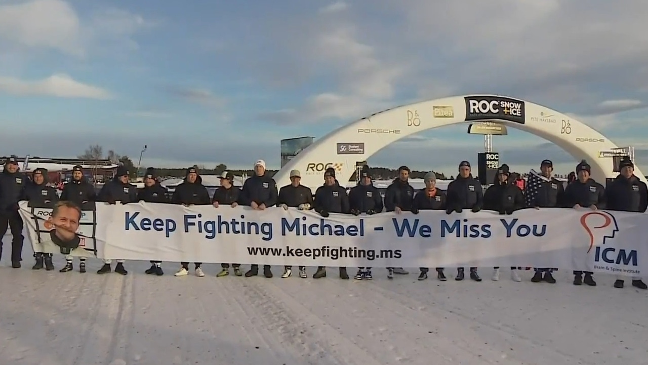 emotionale Hommage an Schumacher beim Race of Champions emotionale Hommage an Schumacher beim Race of Champions