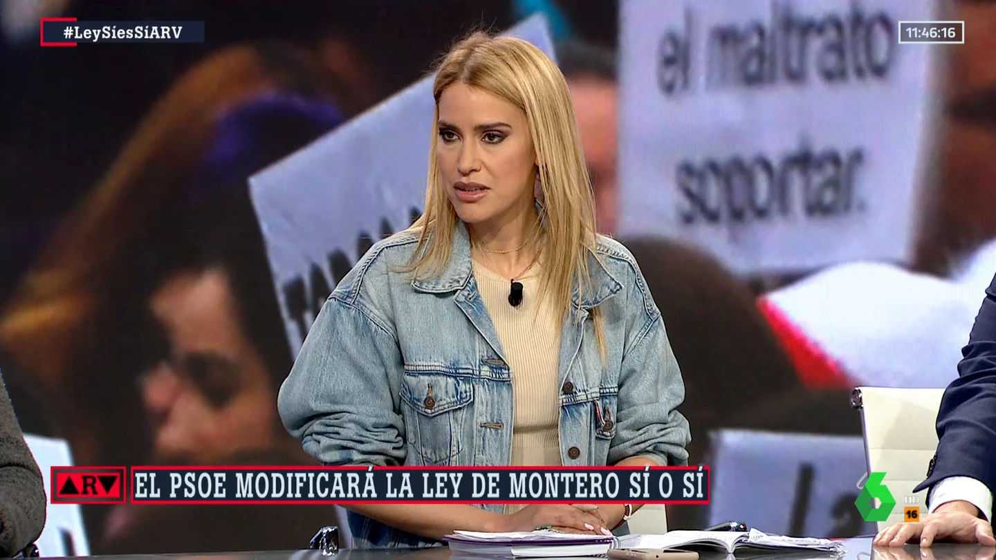 "Que lo solucionen": Afra Blanco, rotunda sobre la ley del 'solo sí es sí' OK "Que lo solucionen": Afra Blanco, rotunda sobre la ley del 'solo sí es sí' OK