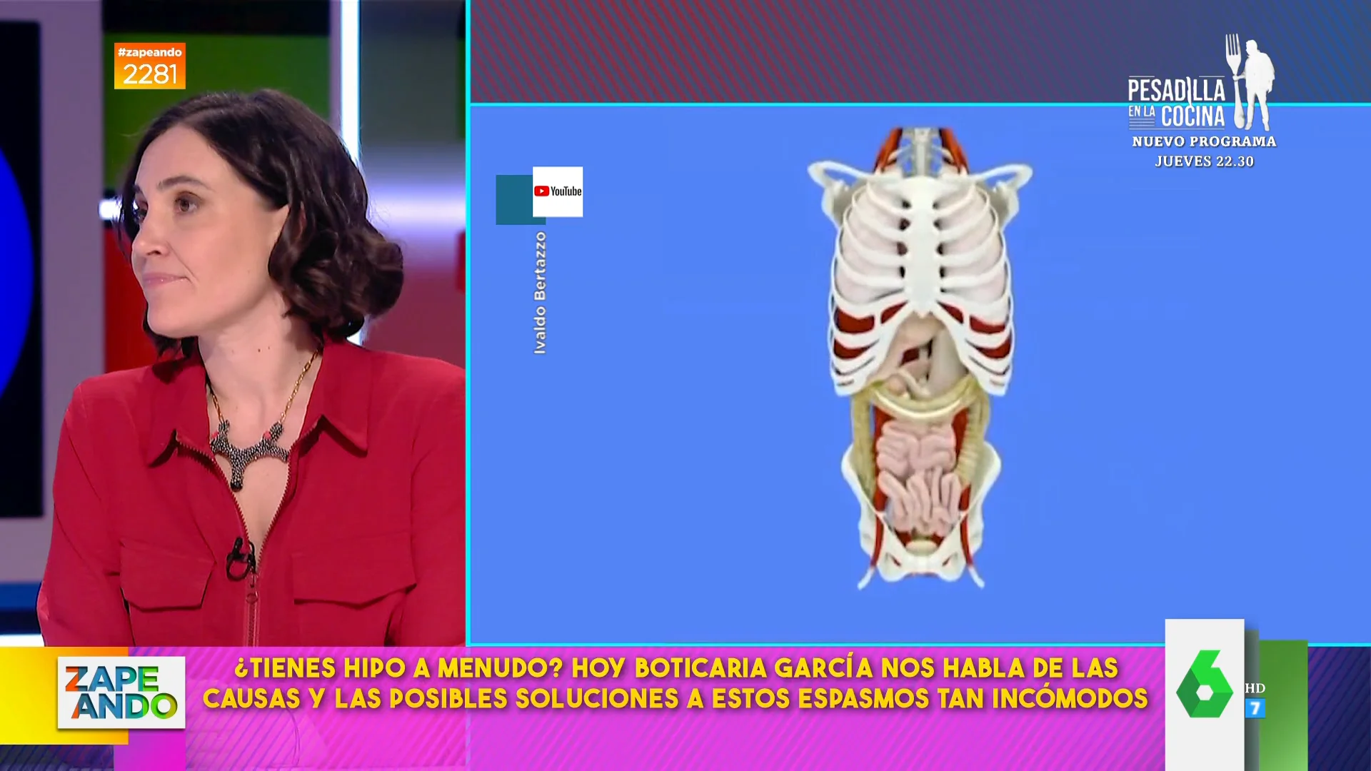 ¿Cómo se produce el hipo? ¿para qué sirve? Boticaria García responde a todas las dudas en Zapeando