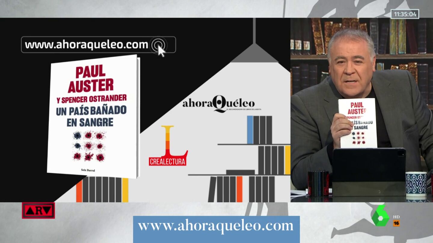 Recomendación de 'Un país bañado en sangre', de Paul Auster y Spencer Ostrander, en Al Rojo Vivo Recomendación de 'Un país bañado en sangre', de Paul Auster y Spencer Ostrander, en Al Rojo Vivo