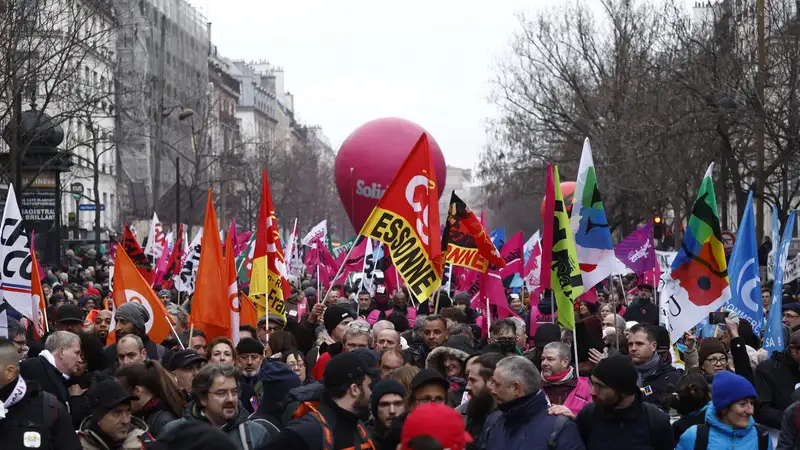 Imagen de las protestas el pasado 19 de enero en Francia