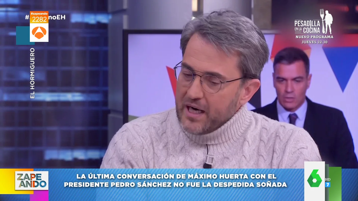 Máximo Huerta desvela la sorprendente última conversación con Pedro Sánchez antes de dimitir como ministro Máximo Huerta desvela la sorprendente última conversación con Pedro Sánchez antes de dimitir como ministro