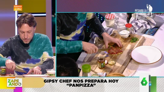 Gipsy Chef cocina en directo pizza: esta es su sencilla receta que te llevará menos de 10 minutos  Gipsy Chef cocina en directo pizza: esta es su sencilla receta que te llevará menos de 10 minutos