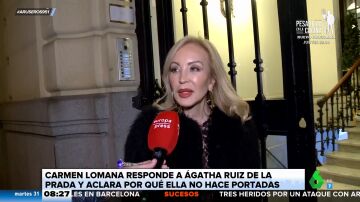 La contundente respuesta de Carmen Lomana a Ágatha Ruiz de la Prada: &quot;Yo no cuento mi vida&quot;