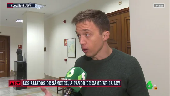 Errejón reclama una reforma "exclusivamente técnica" que "no cambie el espíritu" de la ley del 'solo sí es sí' Errejón reclama una reforma "exclusivamente técnica" que "no cambie el espíritu" de la ley del 'solo sí es sí'