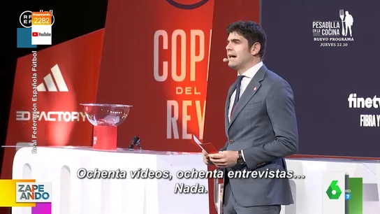 La pillada viral critican el sorteo de Copa del Rey en directo: "45 minutos para sacar cuatro papelitos" La pillada viral critican el sorteo de Copa del Rey en directo: "45 minutos para sacar cuatro papelitos"