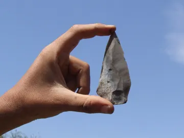 Se recuperan cuchillos de cazadores prehistoricos de hace 60.000 anos en Israel Se recuperan cuchillos de cazadores prehistoricos de hace 60.000 anos en Israel