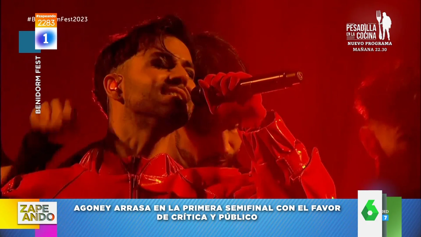 Esta es la espectacular actuación de Agoney en el Benidorm Fest que cautivó a público y crítica Esta es la espectacular actuación de Agoney en el Benidorm Fest que cautivó a público y crítica