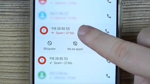 Llamada spam Llamada spam