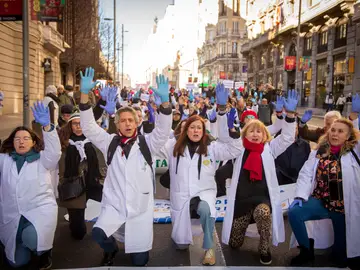 Los médicos de Madrid vuelven a las calles