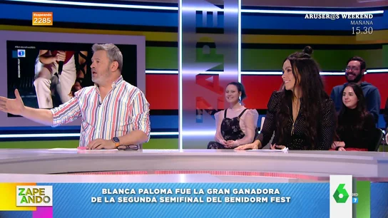 Los colaboradores de Zapeando se mojan sobre su favorito del Benidorm Fest Los colaboradores de Zapeando se mojan sobre su favorito del Benidorm Fest