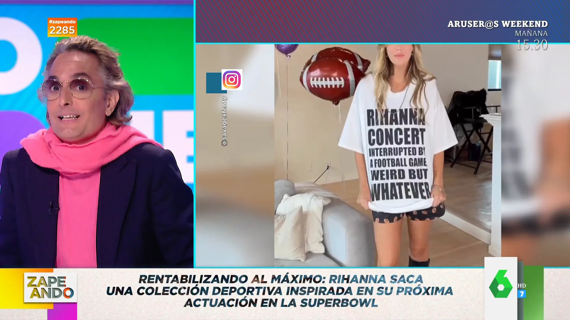 Josie comenta la última colección de ropa deportiva de Rihanna