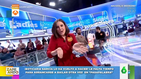 Así lo da todo Boticaria García bailando y cantando por Beyoncé en Pasapalabra  Así lo da todo Boticaria García bailando y cantando por Beyoncé en Pasapalabra