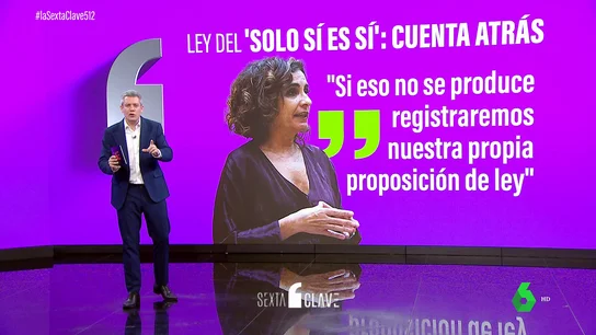 Cuenta atrás para la reforma de la ley del 'Solo sí es sí': las 'claves' que separan a PSOE y Podemos Cuenta atrás para la reforma de la ley del 'Solo sí es sí': las 'claves' que separan a PSOE y Podemos