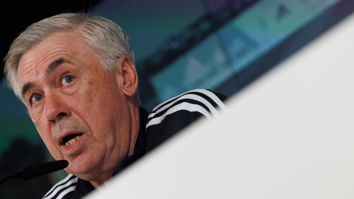 Carlo Ancelotti, en rueda de prensa