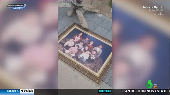 Una joven se lleva la sorpresa de su vida al encontrar un retrato de su familia a la venta en el rastro de Valencia Una joven se lleva la sorpresa de su vida al encontrar un retrato de su familia a la venta en el rastro de Valencia