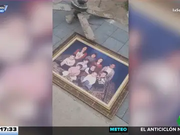 Una joven se lleva la sorpresa de su vida al encontrar un retrato de su familia a la venta en el rastro de Valencia