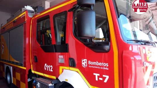 Imagen de archivo de un camión de Bomberos de Ávila Imagen de archivo de un camión de Bomberos de Ávila