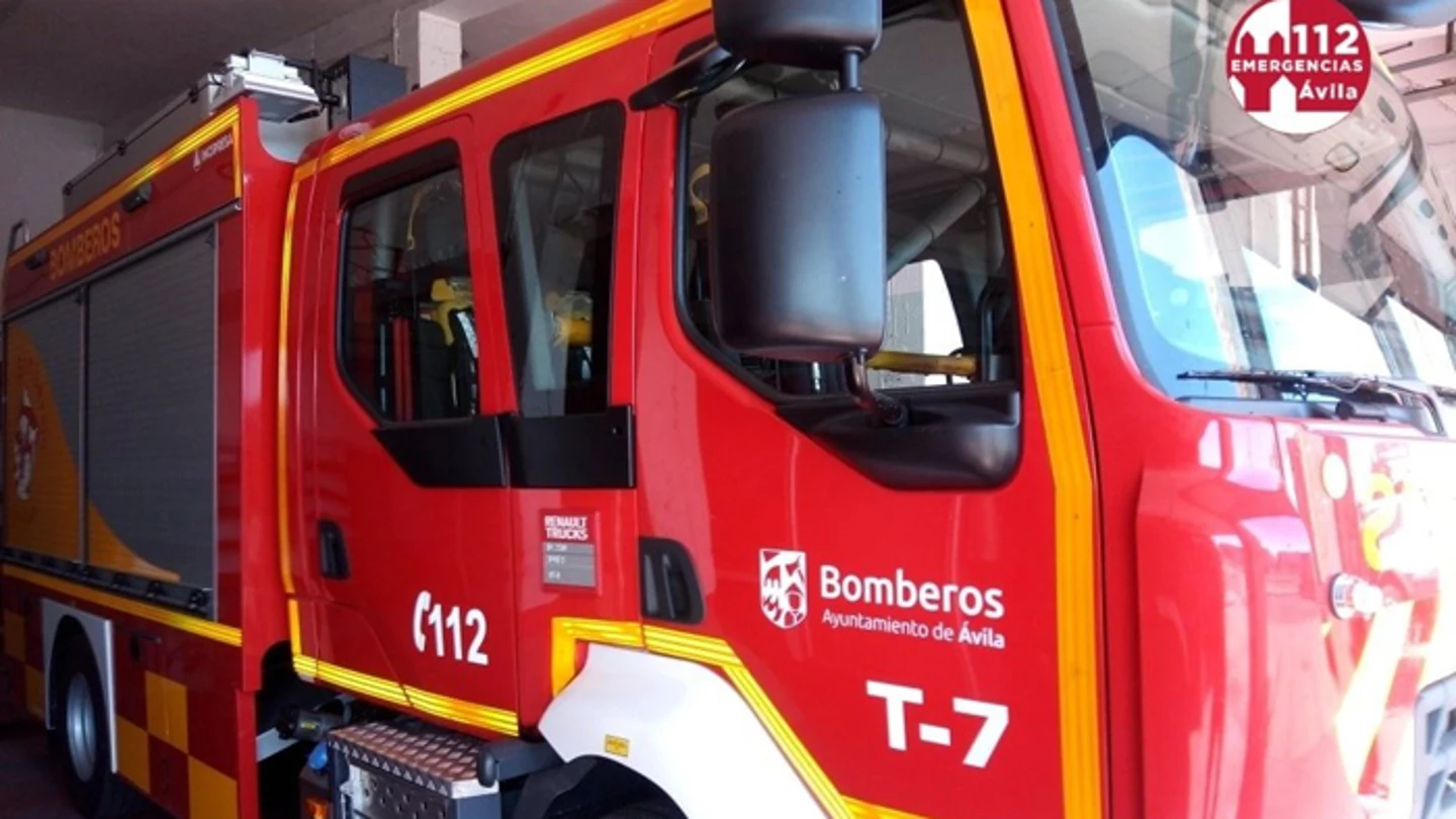 Imagen de archivo de un camión de Bomberos de Ávila Imagen de archivo de un camión de Bomberos de Ávila