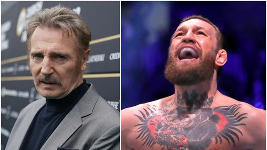 Liam Neeson y Conor McGregor Liam Neeson y Conor McGregor