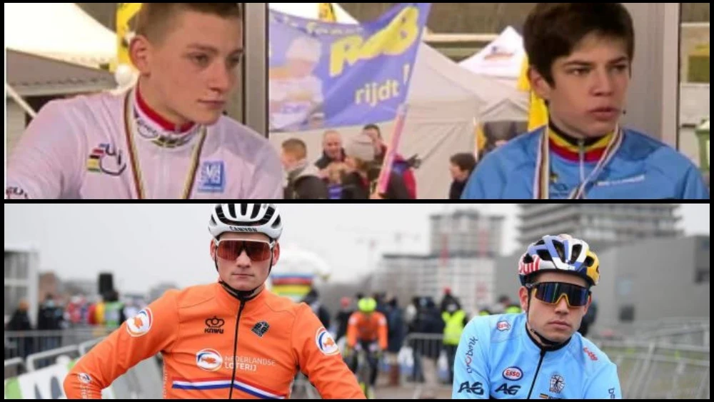 Mathieu van der Poel y Wout van Aert