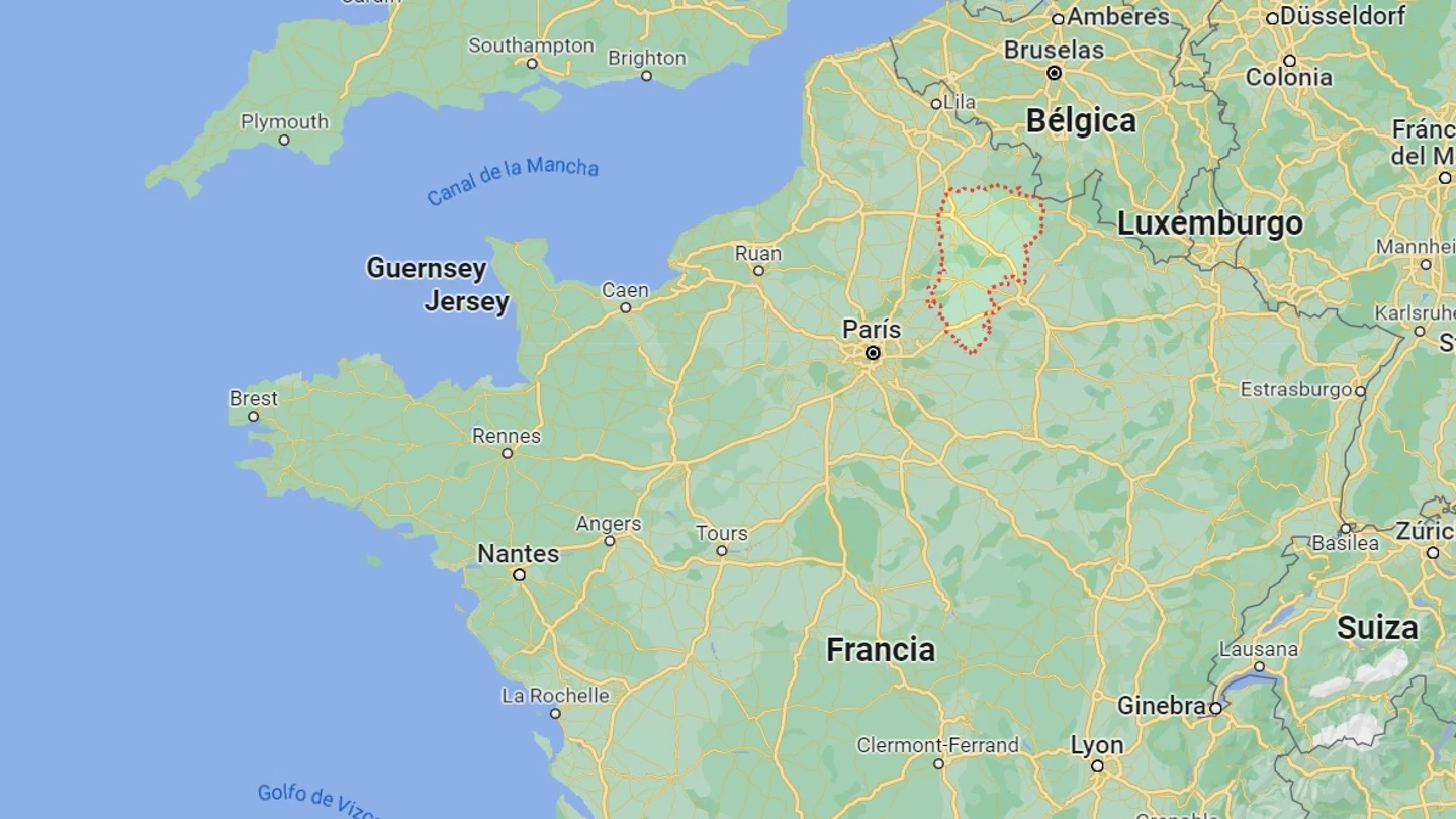 En la imagen, Aisne, la región francesa donde se ha registrado el incendio En la imagen, Aisne, la región francesa donde se ha registrado el incendio