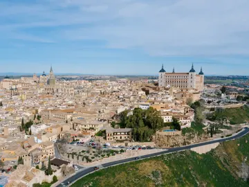 Ciudad de Toledo desde el cielo Ciudad de Toledo desde el cielo