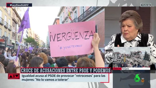 "Vamos a tener cuidado": la advertencia de Cristina Almeida sobre la reforma de la ley de 'sólo sí es sí' "Vamos a tener cuidado": la advertencia de Cristina Almeida sobre la reforma de la ley de 'sólo sí es sí'