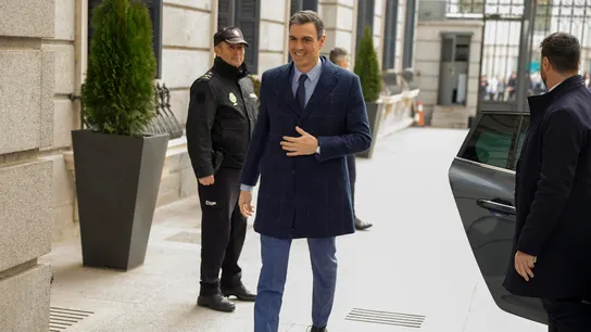 Pedro Sánchez, a su llegada al Congreso de los Diputados Pedro Sánchez, a su llegada al Congreso de los Diputados