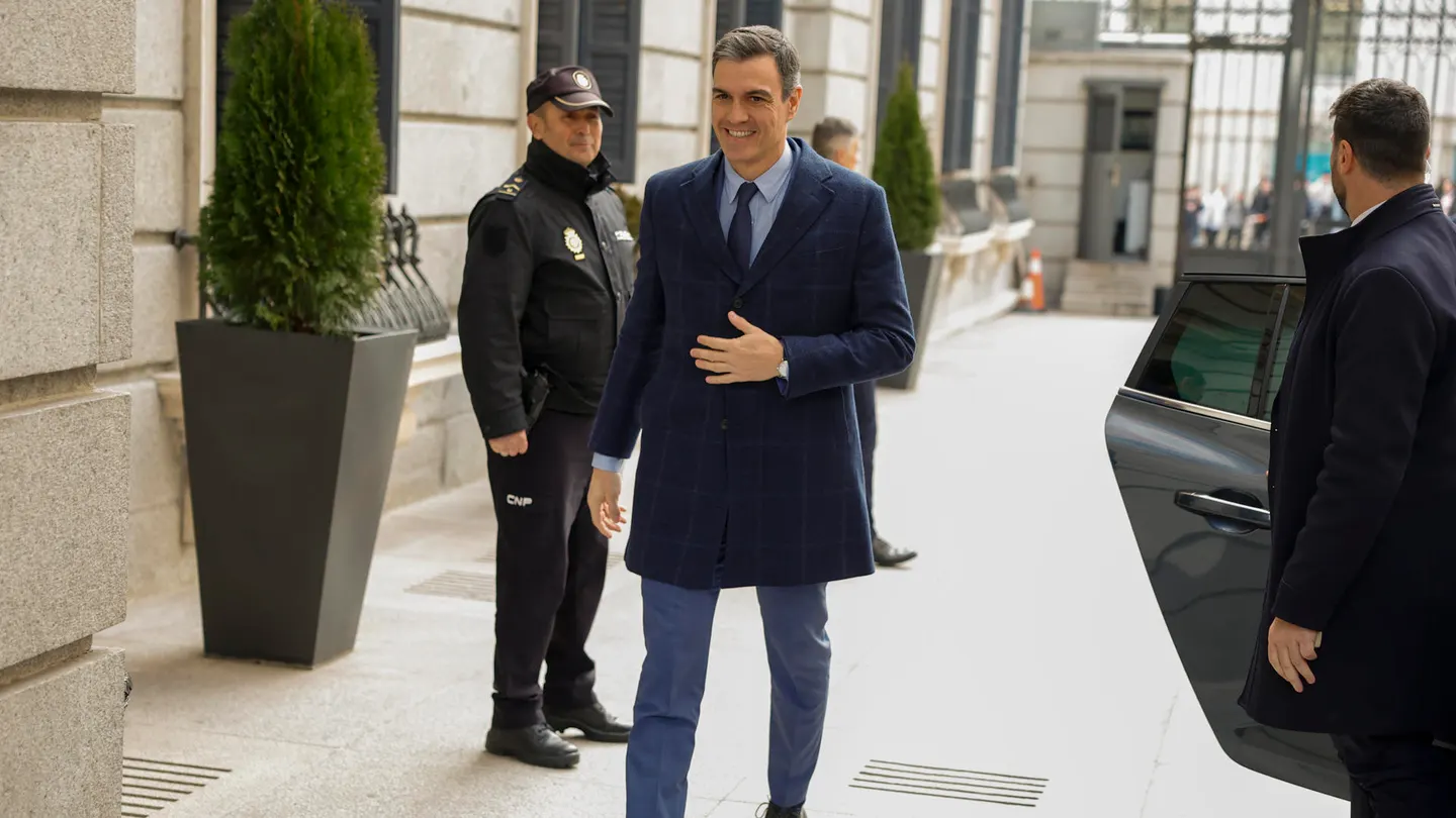 Pedro Sánchez, a su llegada al Congreso de los Diputados Pedro Sánchez, a su llegada al Congreso de los Diputados