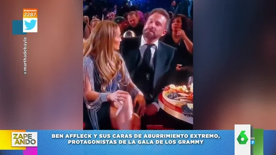 El polémico vídeo de Jennifer Lopez y Ben Affleck en los Grammy: ¿discusión o complicidad? El polémico vídeo de Jennifer Lopez y Ben Affleck en los Grammy: ¿discusión o complicidad?