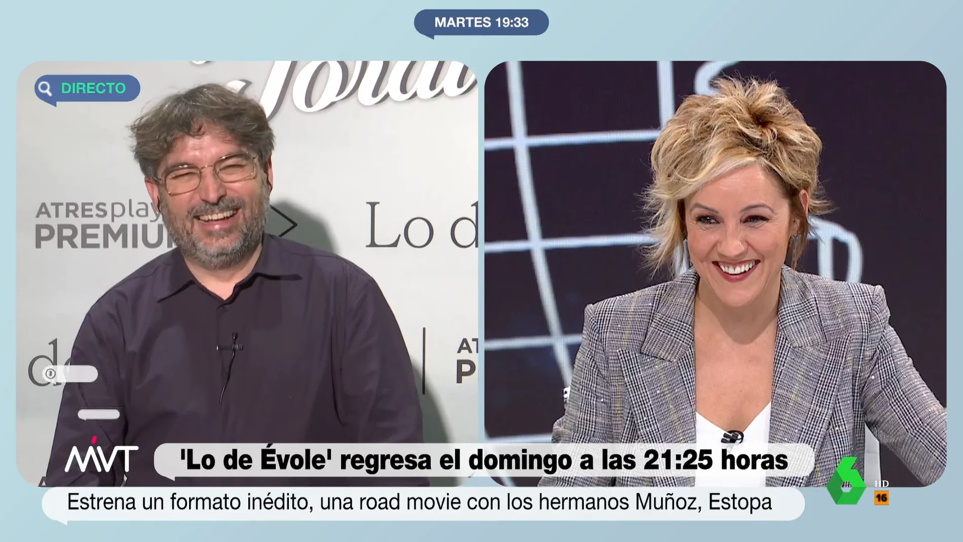 La cómica reacción de Jordi Évole cuando Cristina Pardo le pregunta si va a entrevistar a Froilán 