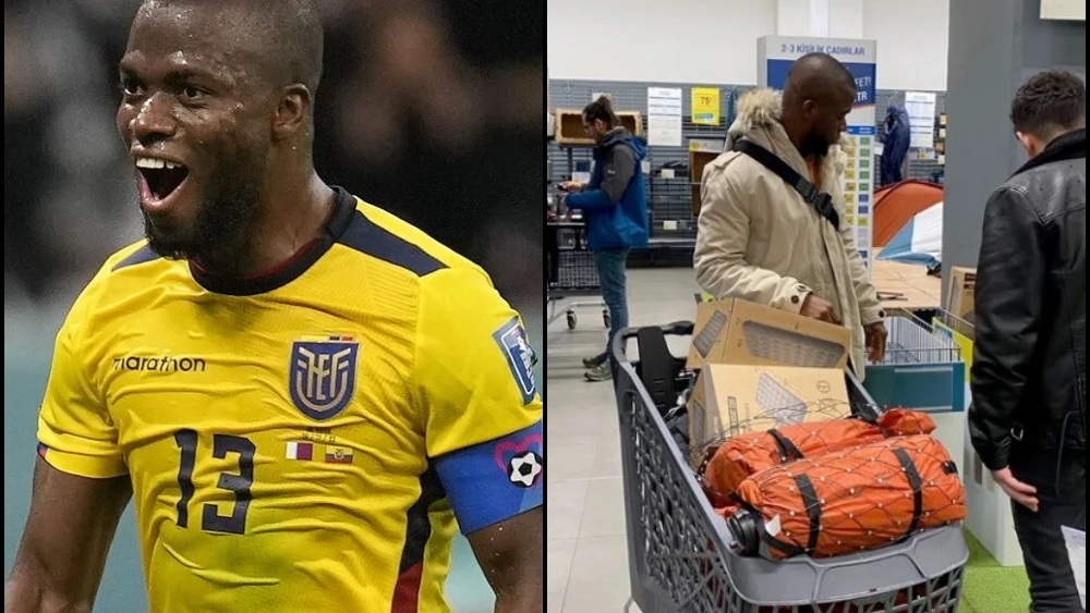 Enner Valencia solidario