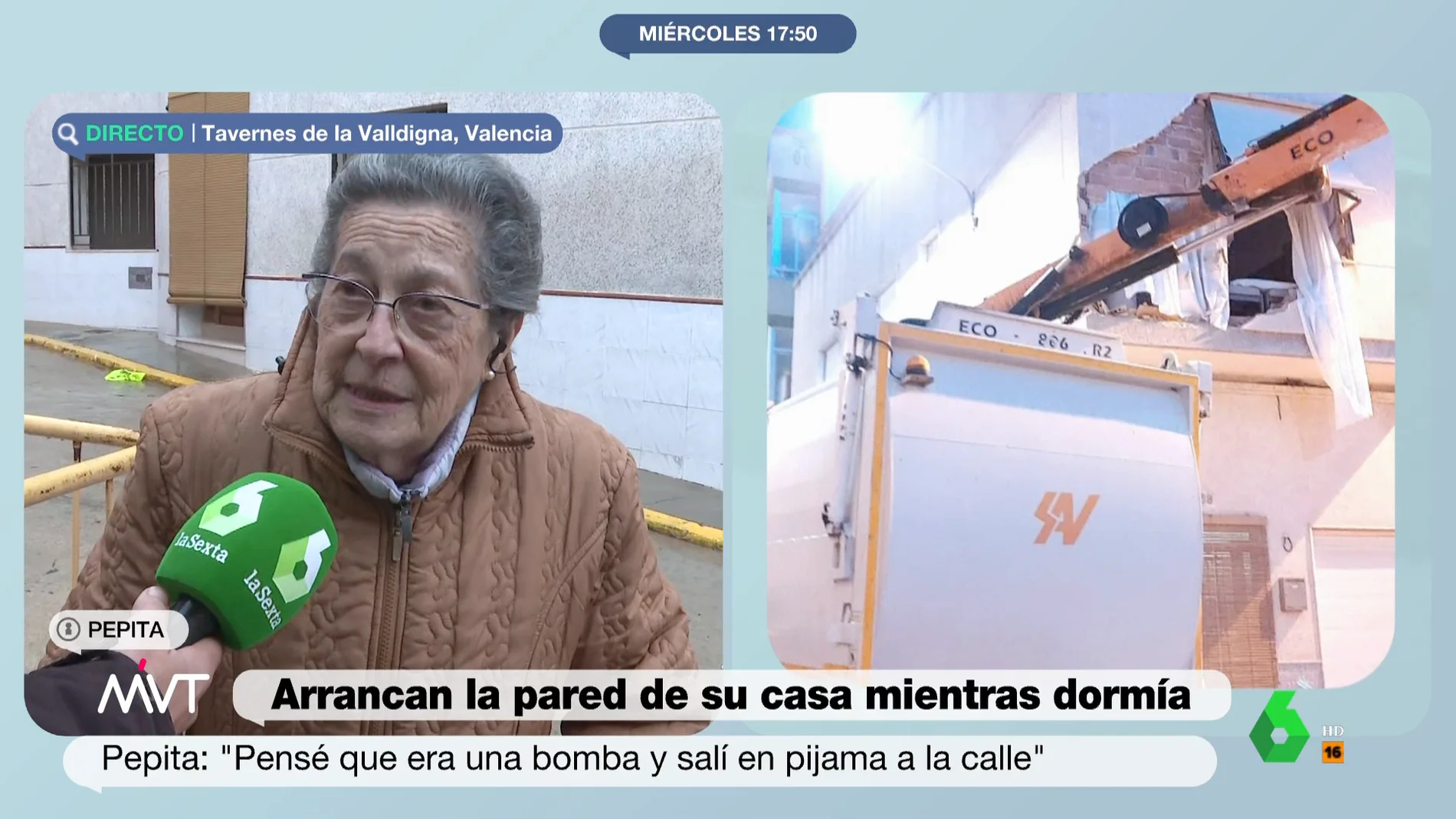 Pepita, tras ver su casa destrozada por una grúa: "Somos humanos y tenemos fallos"
