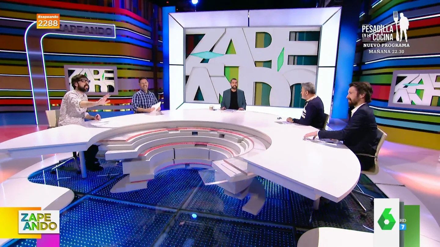 Dani Mateo bromea sobre 'Zapeando, La Chocita del Loro Edition'": "Me imagino a Irene Montero cambiando de canal" Dani Mateo bromea sobre 'Zapeando, La Chocita del Loro Edition'": "Me imagino a Irene Montero cambiando de canal"