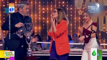 El percance de Miki Nadal al proclamarse ganador del programa de Ana Morgade