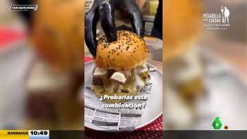 Ternera, queso, chocolate y Kinder: así es la hamburguesa más atrevida un restaurante madrileño