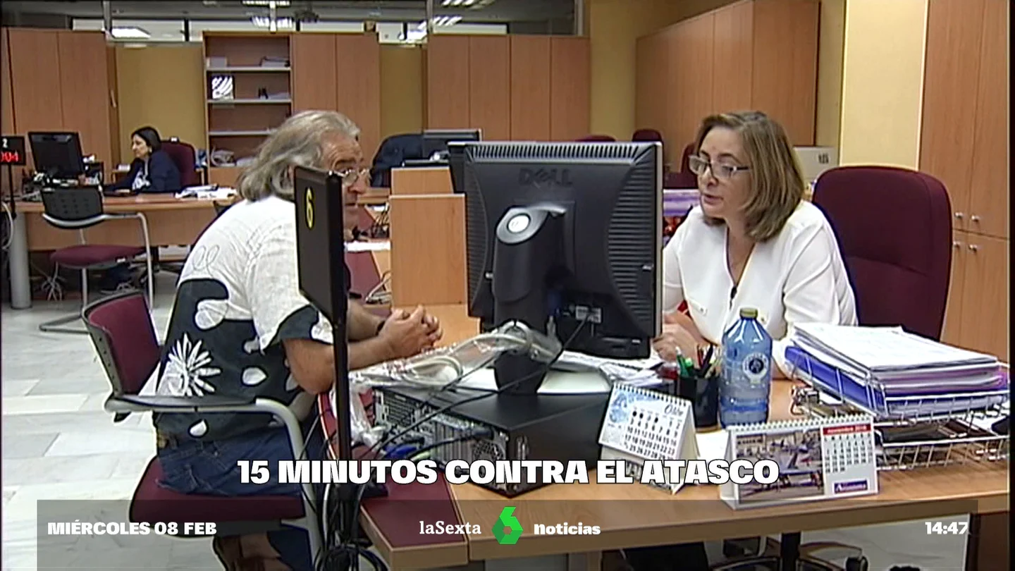 Quince minutos como máximo por ciudadano: las oficinas de la Seguridad Social, atascadas y sin personal Quince minutos como máximo por ciudadano: las oficinas de la Seguridad Social, atascadas y sin personal