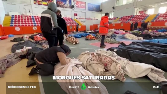 morgues improvisadas en polideportivos y aparcamientos morgues improvisadas en polideportivos y aparcamientos