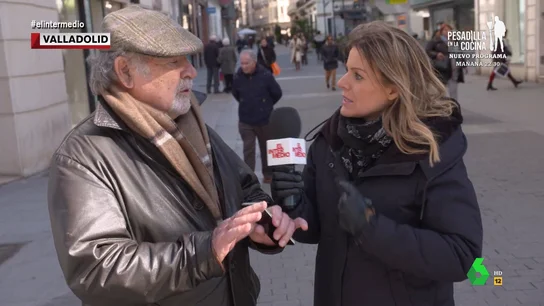 "Escuchar el latido no perjudica a nadie": la sorprendente respuesta de un señor a Andrea Ropero sobre el protocolo antiaborto de Vox "Escuchar el latido no perjudica a nadie": la sorprendente respuesta de un señor a Andrea Ropero sobre el protocolo antiaborto de Vox