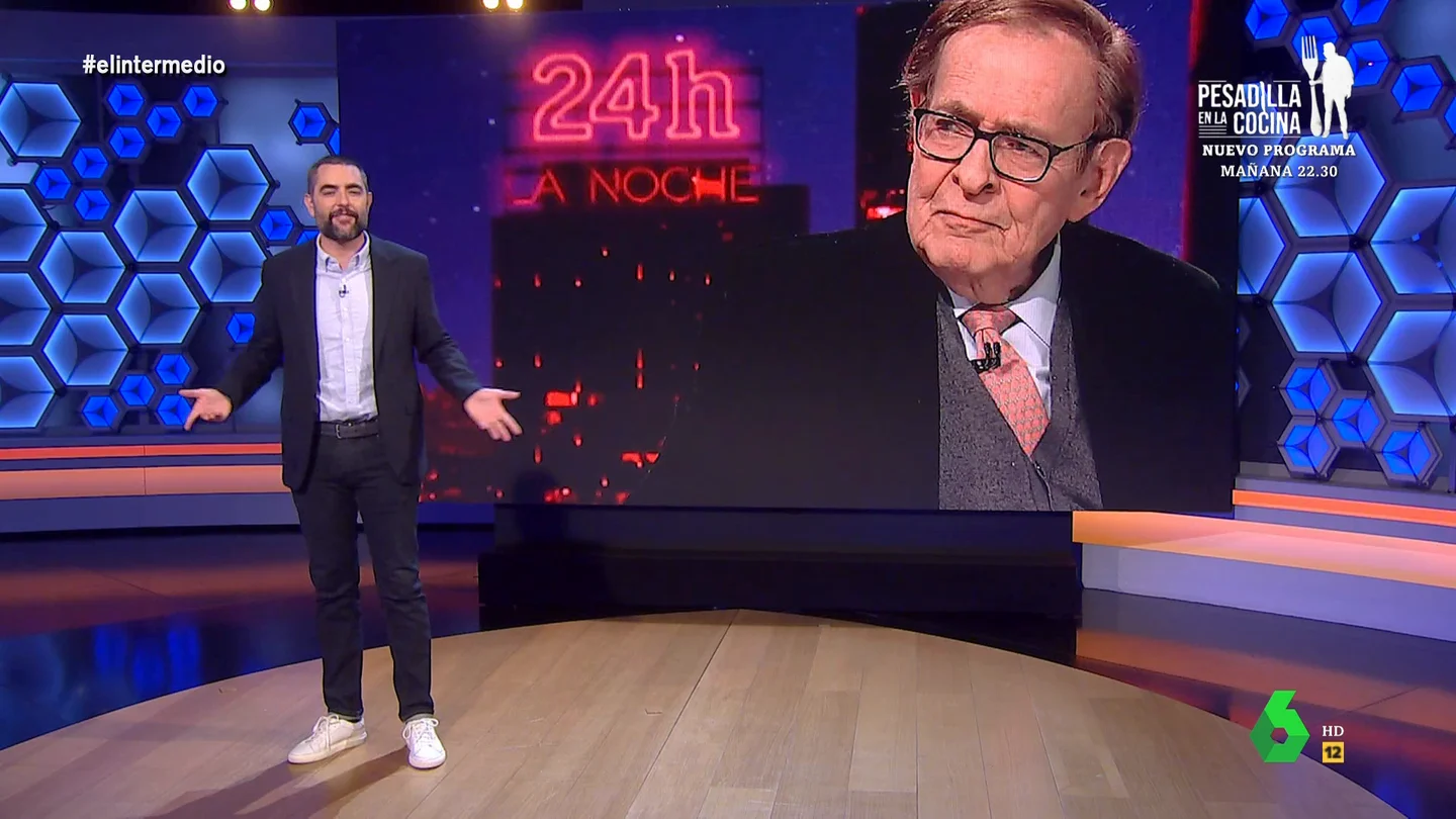 El consejo de Dani Mateo a Tamames tras el mal rato que pasó en televisión por culpa del móvil El consejo de Dani Mateo a Tamames tras el mal rato que pasó en televisión por culpa del móvil