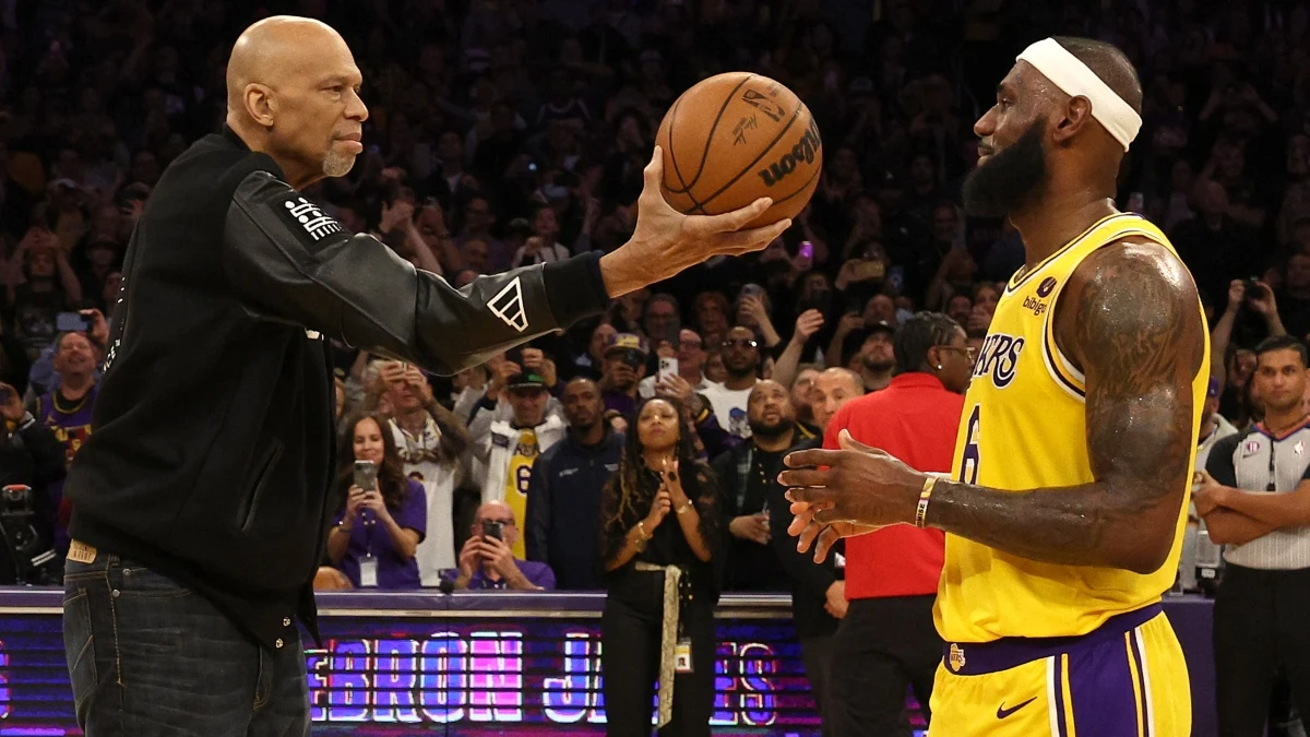 Kareem Abdul Jabbar y LeBron James