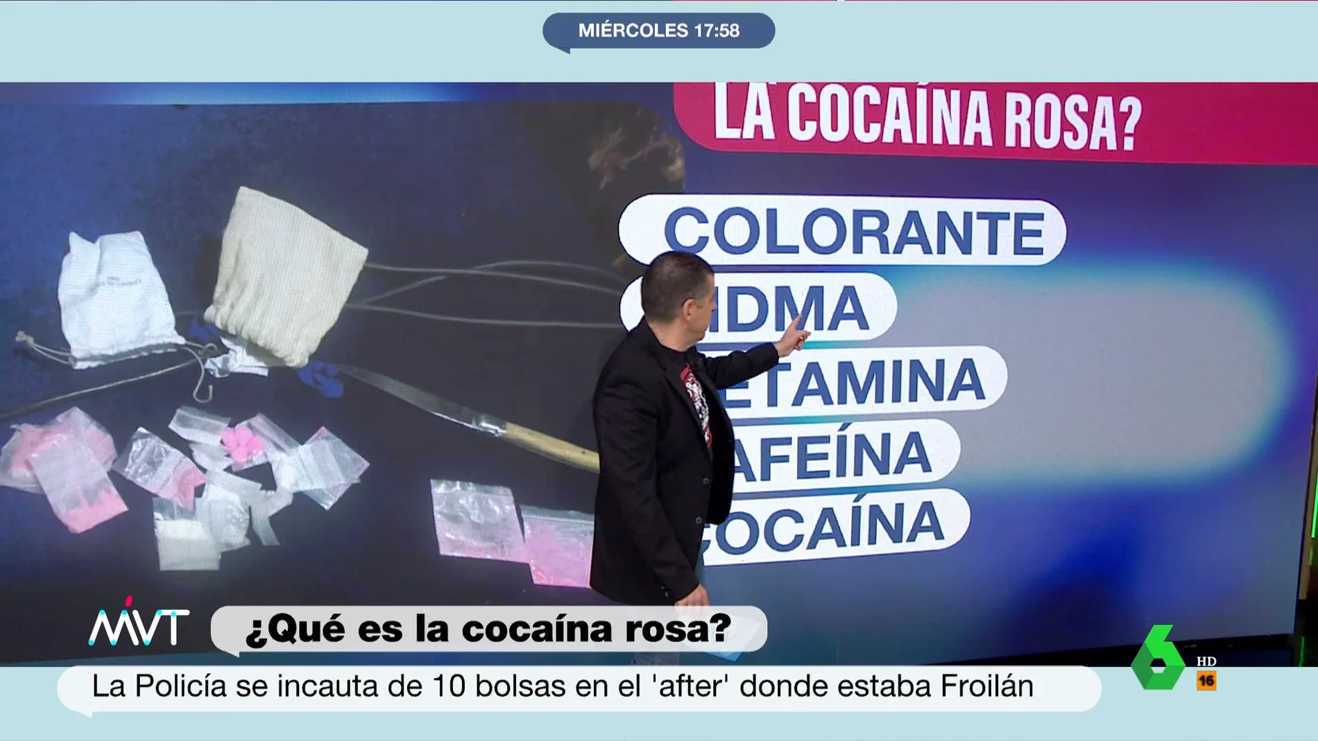 ¿Qué es la cocaína rosa?: la droga encontrada en el after en el que estaba Froilán